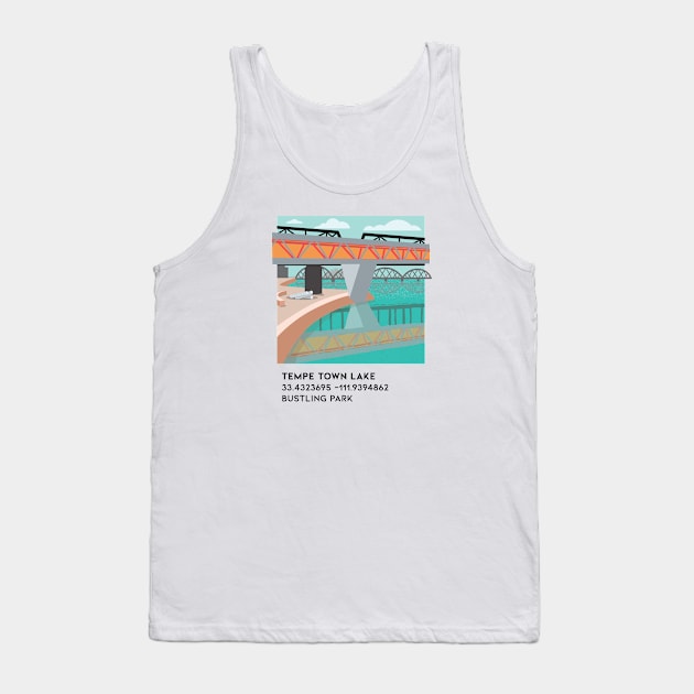 Tempe Town Lake Tank Top by DreamBox